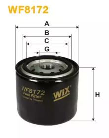 Паливний фільтр на Тайота Ленд Крузер  Wix Filters WF8172.