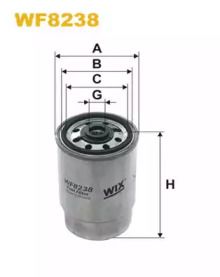 Паливний фільтр на Ауді A4 Б5 Wix Filters WF8238.