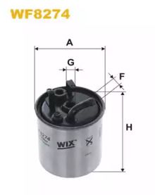 Топливный фильтр на Мерседес А160 Wix Filters WF8274.