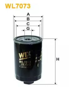 Масляный фильтр на Фольксваген Пассат  Wix Filters WL7073.