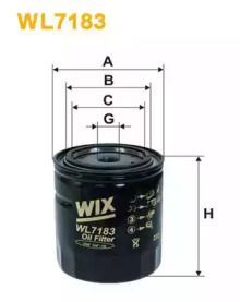 Масляний фільтр Wix Filters WL7183.