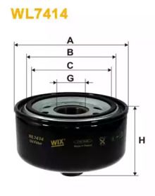 Масляний фільтр Wix Filters WL7414.