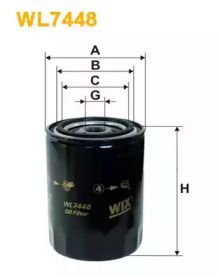 Масляний фільтр Wix Filters WL7448.