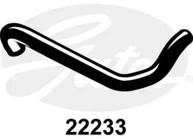 Патрубок радиатора на Мерседес W202 Gates 22233.