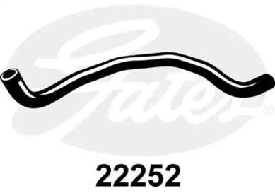 Патрубок радиатора на Volvo S70  Gates 22252.