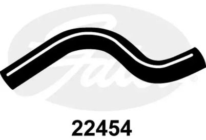 Патрубок радіатора на Mazda 323  Gates 22454.