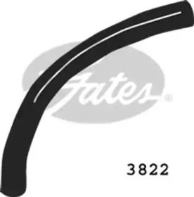 Патрубок радіатора на Ford KA  Gates 3822.