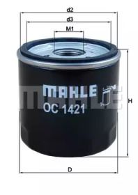 Масляный фильтр Mahle OC 1421.
