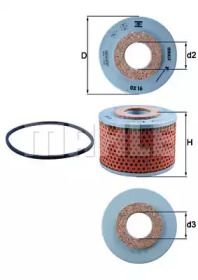 Масляный фильтр на Форд Мустанг  Knecht OX 16D.