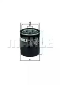Масляный фильтр на Хонда Одиссей  Mahle OC 617.
