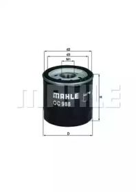 Масляний фільтр на Лексус ЛС  Mahle OC 988.