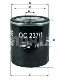Масляный фильтр на Ровер 25  Mahle OC 237/1.