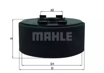 Повітряний фільтр Mahle LX 870.