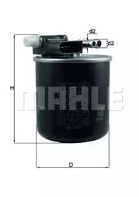 Топливный фильтр на Infiniti Q30  Mahle KL 911.