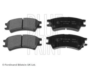 Передние тормозные колодки на Hyundai Atos  Blue Print ADG04237.