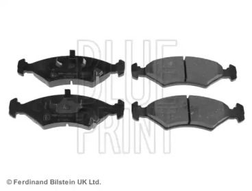 Передние тормозные колодки на Kia Sephia  Blue Print ADG04238.