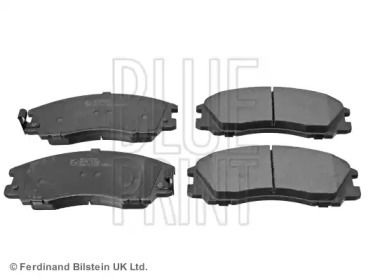 Передние тормозные колодки на Hyundai Terracan  Blue Print ADG04255.