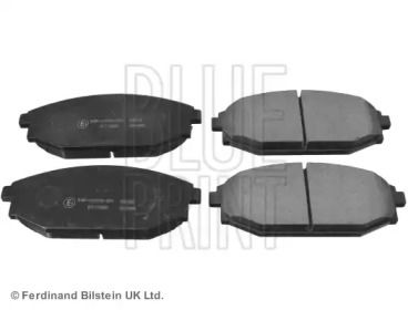 Передние тормозные колодки на Hyundai Galloper  Blue Print ADG04287.