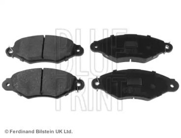Передние тормозные колодки на Nissan Kubistar  Blue Print ADN142122.