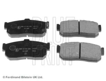 Задние тормозные колодки на Nissan Almera  Blue Print ADN14281.
