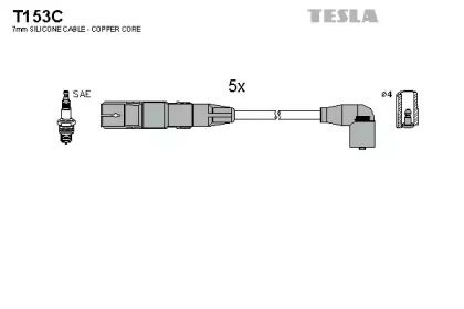 Високовольтні дроти запалювання Tesla T153C.