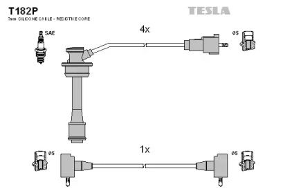 Высоковольтные провода зажигания Tesla T182P.