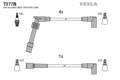 Високовольтні дроти запалювання Tesla T277B.