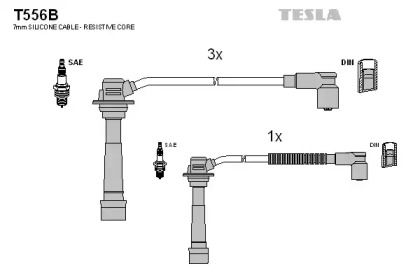 Високовольтні дроти запалювання на Мазда МХ3  Tesla T556B.