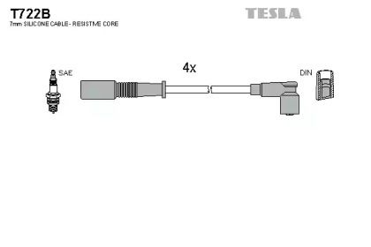 Високовольтні дроти запалювання Tesla T722B.
