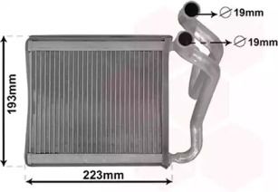 Радиатор печки на Hyundai I30  Van Wezel 82006270.