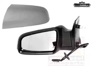 Левое боковое зеркало на Opel Zafira B Van Wezel 3792817.
