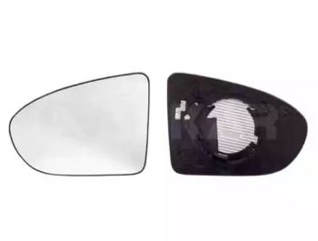 Левое стекло зеркала заднего вида на Nissan Qashqai J10 Alkar 6471567.