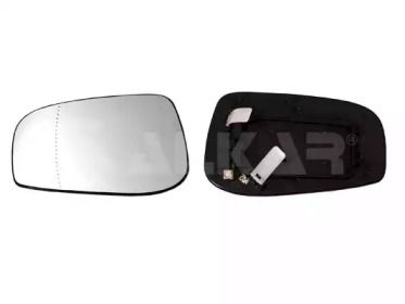 Левое стекло зеркала заднего вида на Volvo S80  Alkar 6471591.