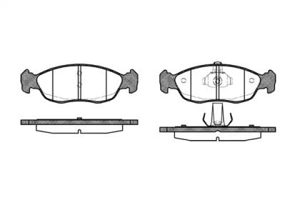 Передние тормозные колодки на Citroen Xsara  Woking P5613.10.