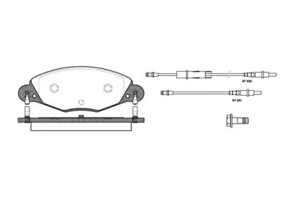 Передние тормозные колодки Woking P9273.04.