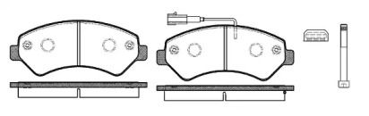 Передние тормозные колодки на Peugeot Boxer  Woking P13753.12.