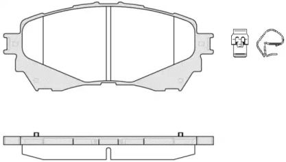 Переднї гальмівні колодки на Mazda 6 GJ, GL Woking P14383.04.