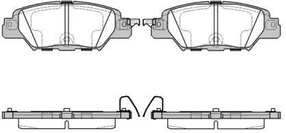 Задние тормозные колодки на Mazda CX-5  Woking P17773.00.