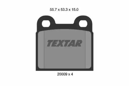 Тормозные колодки Textar 2000906.