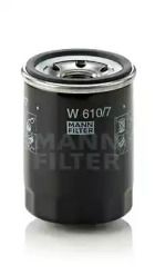 Масляный фильтр на Hyundai I10  Mann-Filter W 610/7.