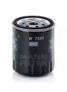 Масляний фільтр на Ford Grand C-Max  Mann-Filter W 7043.