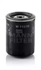 Масляний фільтр на Мазда БТ 50  Mann-Filter W 713/36.