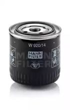 Масляный фильтр на Nissan Navara  Mann-Filter W 920/14.