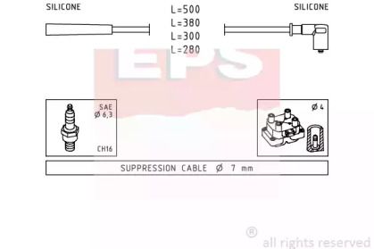 Высоковольтные провода зажигания Eps 1.499.252.
