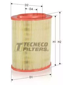 Воздушный фильтр на Альфа Ромео 159  Tecneco Filters AR10046-OV.