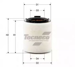 Воздушный фильтр Tecneco Filters AR10822-S.