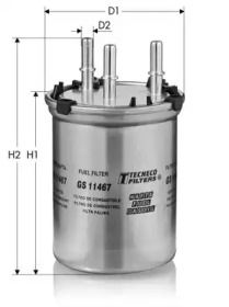 Топливный фильтр Tecneco Filters GS11467.