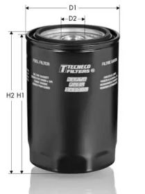 Паливний фільтр на Ніссан Блюберд  Tecneco Filters GS201.