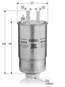 Топливный фильтр на Ситроен Джампер  Tecneco Filters GS24/04.