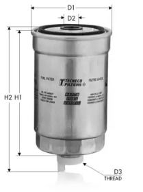 Топливный фильтр на Ленд Ровер Дефендер  Tecneco Filters GS58A.